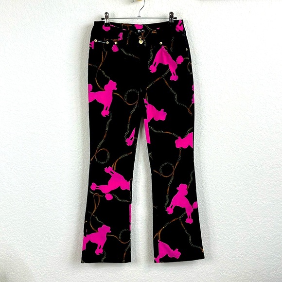 D&G Dolce Gabbana Velvet Poodle Pants - Picture 1 of 12